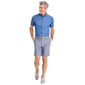 Club Room Men's 4 Way Stretch Chambray Shorts, Size 38